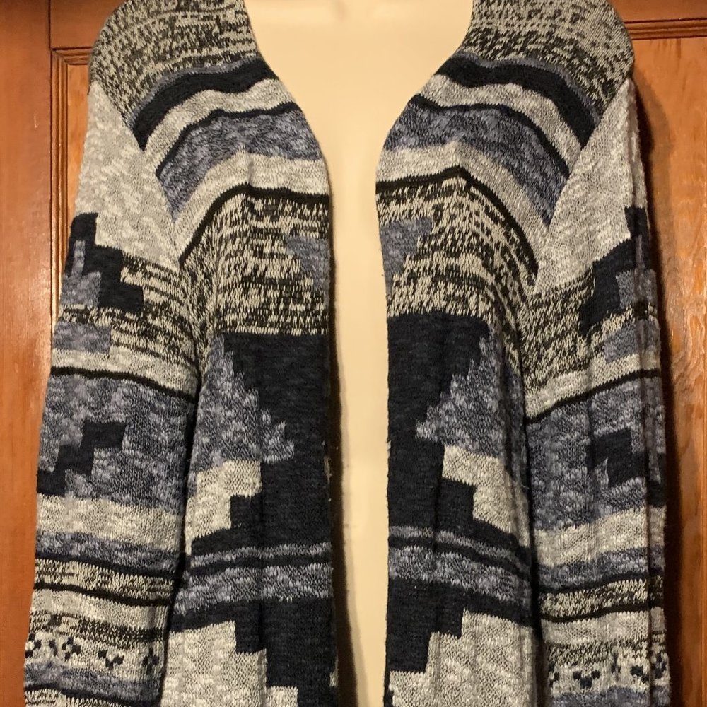 Long Open Front Sweater